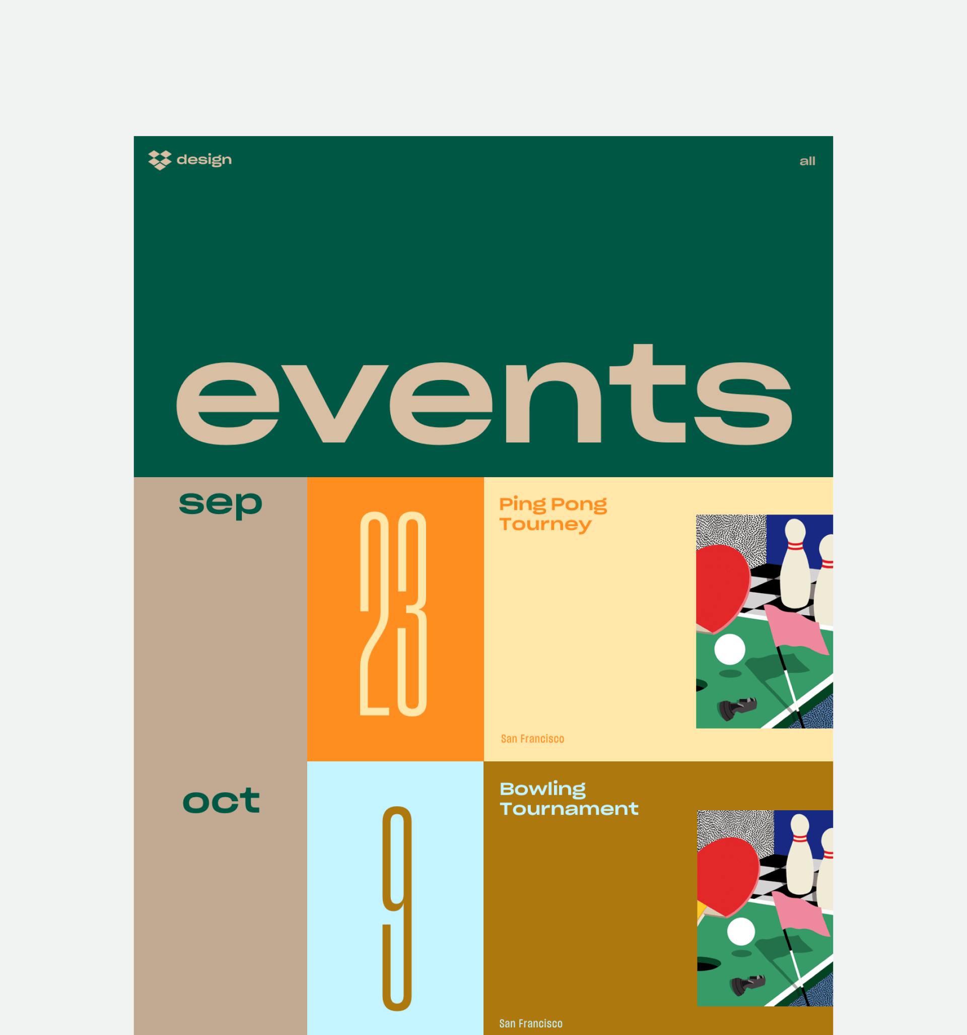 Dropbox events page